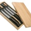 Laguiole En Aubrac Steak Knife Set 4-piece Mixed Wood With Knife Holders