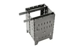 Bushcraft Essentials Bushbox XL Titanium, Foldable Stove -Knives Shop BCE 037 03 bushcraftessentials