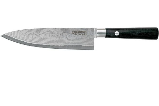 Böker Damast Black Chef's Knife 15 Cm130419DAM 1 Böker Damast Black Chef's Knife 15 Cm130419DAM