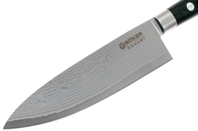 Böker Damast Black Chef's Knife 15 Cm130419DAM 3 Böker Damast Black Chef's Knife 15 Cm130419DAM - Image 3