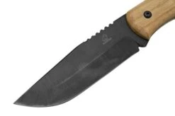 BeaverCraft BSH4 Carbon Steel Bushcraft Knife, Walnut Handle With Leather Sheath -Knives Shop BVBSH4 03 beavercraft