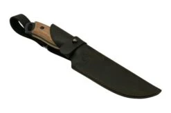 BeaverCraft BSH4 Carbon Steel Bushcraft Knife, Walnut Handle With Leather Sheath -Knives Shop BVBSH4 06 beavercraft