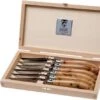Claude Dozorme Laguiole 6-piece Steak Knife Set, Juniper