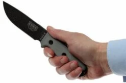 ESEE Model 4 Black Blade, Grey Handle 4P-KO Survival Knife Without Sheath -Knives Shop EE ESEE 4P KO 06 esee knives model 4 ee esee 4p ko d6