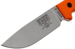 ESEE Model 4 Plain Edge S35VN, Orange G10 Handle 4P35V-OR With Sheath + Clip 9 ESEE Model 4 Plain Edge S35VN, Orange G10 Handle 4P35V-OR With Sheath + Clip -Knives Shop EE ESEE 4P35V OR 03 esee knives