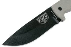 ESEE Model 5 Black Blade, Desert Tan Handle 5P-BK With Kydex Sheath + Belt Clip -Knives Shop EE ESEE 5P BK 03 esee knives v2018