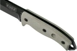 ESEE Model 5 Black Blade, Desert Tan Handle 5P-BK With Kydex Sheath + Belt Clip -Knives Shop EE ESEE 5P BK 05 esee v2018 ee esee 5p bk 05