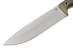 Fox Knives FX-140XL MI Green Canvas Micarta Knivesandtools Exclusive Fixed Knife, Markus Reichart Design -Knives Shop FOFX 140XLMI 03 fox