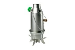 Kelly Kettle Trekker Kit, Stainless Steel, One-person Cooking Set -Knives Shop KKTREKKERKIT 08 kellykettletrekker