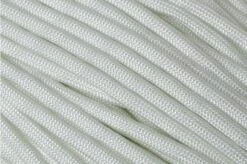 Knivesandtools 550 Paracord Type III, Colour: White W/ Glow In The Dark, 100 Ft (30.48 M)