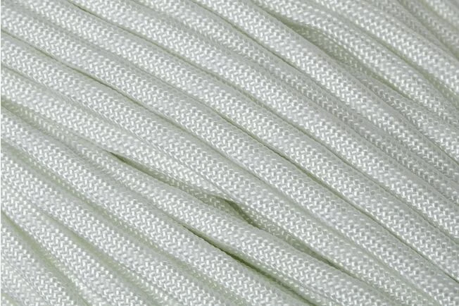 Knivesandtools 550 Paracord Type III, Colour: White W/ Glow In The Dark, 50 Ft (15.24 M) 1 Knivesandtools 550 Paracord Type III, Colour: White W/ Glow In The Dark, 50 Ft (15.24 M)