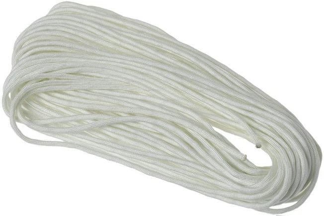 Knivesandtools 550 Paracord Type III, Colour: White W/ Glow In The Dark, 50 Ft (15.24 M) 3 Knivesandtools 550 Paracord Type III, Colour: White W/ Glow In The Dark, 50 Ft (15.24 M) - Image 3