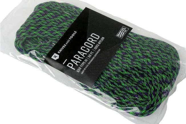 Knivesandtools 550 Paracord Type III, Colour: Zombie, 50 Ft (15.24 M) 3 Knivesandtools 550 Paracord Type III, Colour: Zombie, 50 Ft (15.24 M) - Image 3