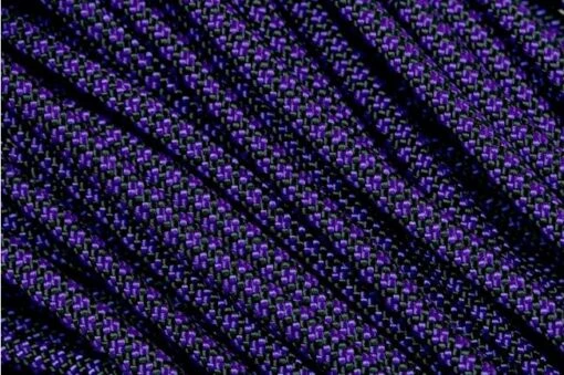 Knivesandtools 550 Paracord Type III, Colour: Acid Purple Diamonds - 50 Ft (15.24 M)