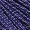 Knivesandtools 550 Paracord Type III, Colour: Acid Purple With Silver Grey Diamonds - 50 Ft (15.24 Meters)
