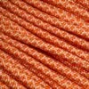 Knivesandtools 550 Paracord Type III, Colour: Cream With International Orange Diamonds - 50 Ft (15.24 Meters)