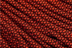 Knivesandtools 550 Paracord Type III, Colour: Neon Orange Diamonds - 50 Ft (15.24 Meters)
