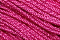 Knivesandtools 550 Paracord Type III, Colour: Rose Pink With Fuchsia Diamonds - 50 Ft (15.24 Meters)