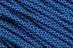 Knivesandtools 550 Paracord Type III, Colour: Turquoise With Acid Purple Diamonds - 50 Ft (15.24 Meters)