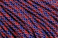Knivesandtools 550 Paracord Type III, Colour: Uncle Sam Diamonds - 50 Ft (15.24 Meters)