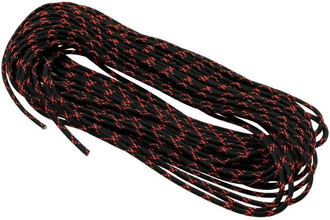 Knivesandtools 550 Paracord Type III, Colour: Black & Neon Orange X - 50 Ft (15.24 Meters) 2 Knivesandtools 550 Paracord Type III, Colour: Black & Neon Orange X - 50 Ft (15.24 Meters) - Image 2