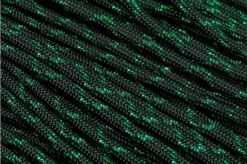 Knivesandtools 550 Paracord Type III, Colour: Green Knight With Green Metallic X - 50 Ft (15.24 Meters)