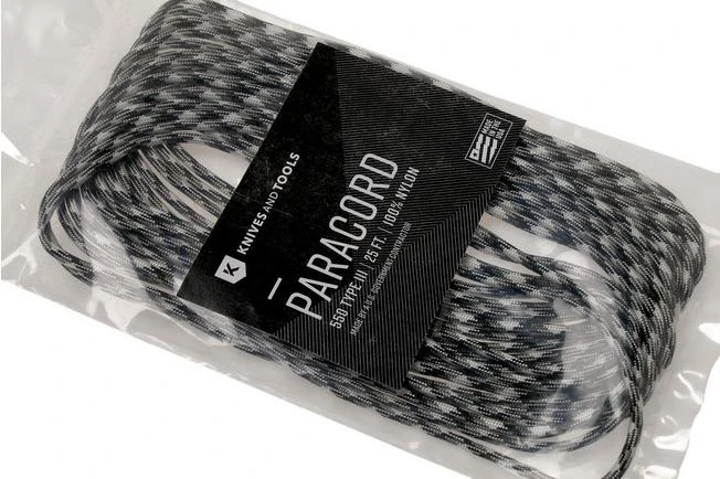 Knivesandtools 550 Paracord Type III, Colour: Urban Camo, 25 Ft (7.62 M) 3 Knivesandtools 550 Paracord Type III, Colour: Urban Camo, 25 Ft (7.62 M) - Image 3