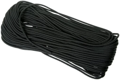 Knivesandtools 550 Paracord Type III Military Spec RG1164H, Black, 100 Ft (30.48 M)