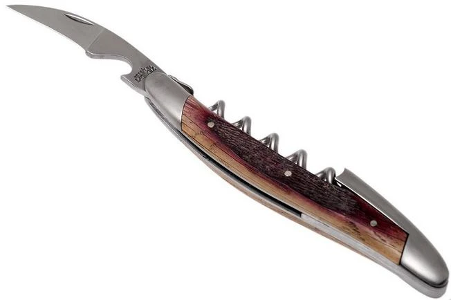 Forge De Laguiole SOMCHB Waiter's Corkscrew, Matted Oak 3 Forge De Laguiole SOMCHB Waiter's Corkscrew, Matted Oak - Image 3