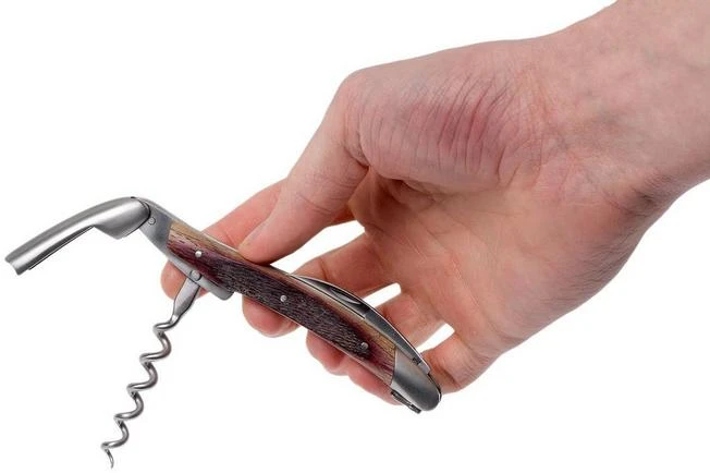 Forge De Laguiole SOMCHB Waiter's Corkscrew, Matted Oak 4 Forge De Laguiole SOMCHB Waiter's Corkscrew, Matted Oak - Image 4