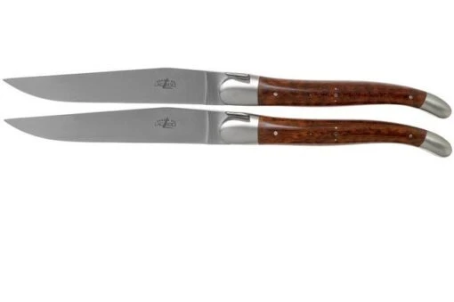 Forge De Laguiole LAT22MINAM Snake Wood Matt 2-piece Steak Knife Set