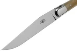 Forge De Laguiole T22MINBC Horn Polished 2-piece Steak Knife Set -Knives Shop LAT22MINBC 03 forge de laguiole