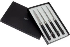 Forge De Laguiole, T4BRASSPC Café Bras Steak Knife Set -Knives Shop LAT4BRASSPC 07 forge de laguiole lat4brasspc 07