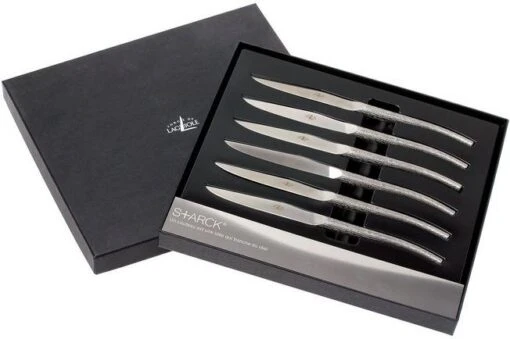 Forge De Laguiole, T6 LOG Philippe Starck Steak Knife Set