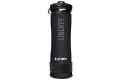 LifeSaver Liberty™ Water Bottle With A Filter, Black -Knives Shop LB LI BK 04 lifesaver