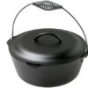 Lodge Dutch Oven With Spiral Handle L10DO3, Contents Approx. 6.6 L