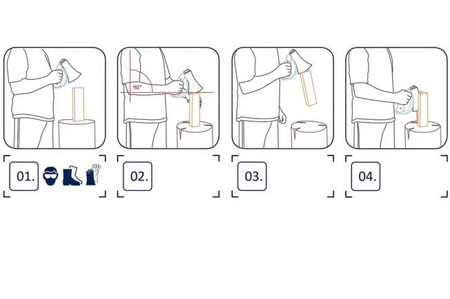 Mueller Müller Kindling Axe Triff-fix Classic-S, 1950g, 7281,19 4 Mueller Müller Kindling Axe Triff-fix Classic-S, 1950g, 7281,19 - Image 4