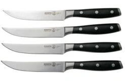 Messermeister Avanta L7684-5-4S, 4-piece Steak Knife Set, Black