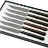 Nontron Traditional 6-piece Steak Knife Set Ash Wood, T6OFFRD