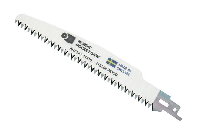 Nordic Pocket Saw Blade Fresh Wood, Coarse Serrations, Replacement Saw Blade For The Fold 1 Nordic Pocket Saw Blade Fresh Wood, Coarse Serrations, Replacement Saw Blade For The Fold