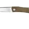 Real Steel Solis 7065GM, N690, Green Micarta Knivesandtools Exclusive Pocket Knife, Poltergeist Design