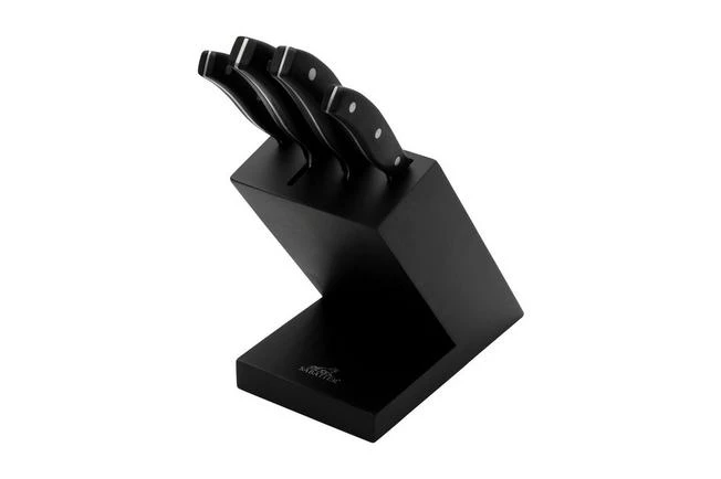 Lion Sabatier Mon Bloc II 662580 4-piece Kitchen Knife Set, Black 1 Lion Sabatier Mon Bloc II 662580 4-piece Kitchen Knife Set, Black