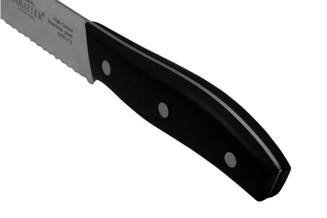 Lion Sabatier Mon Bloc II 662580 4-piece Kitchen Knife Set, Black 9 Lion Sabatier Mon Bloc II 662580 4-piece Kitchen Knife Set, Black - Image 9