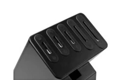 Lion Sabatier Moscou 668280 Knife Block With Ceramic Knife Sharpeners, Black -Knives Shop SA668280 04 lionsabatier