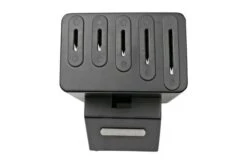 Lion Sabatier Moscou 668280 Knife Block With Ceramic Knife Sharpeners, Black -Knives Shop SA668280 05 lionsabatier