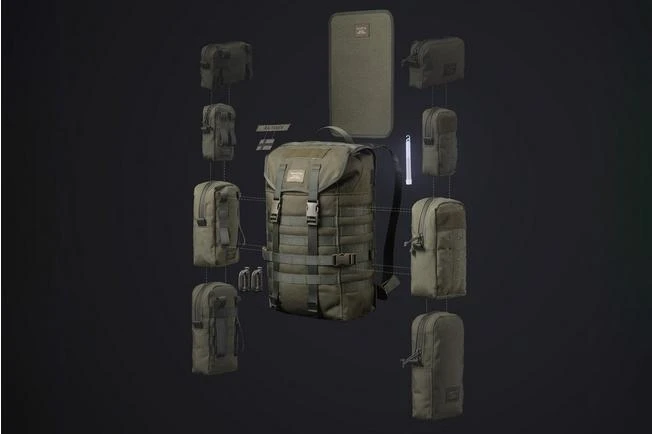 Savotta Jääkäri S Backpack 102025136 Green Cordura 1000, 20 Litres 6 Savotta Jääkäri S Backpack 102025136 Green Cordura 1000, 20 Litres - Image 6