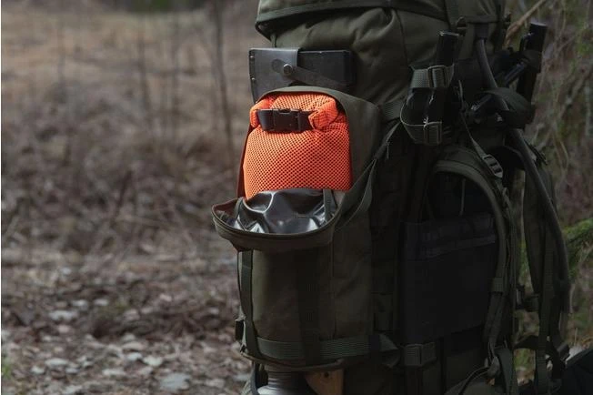 Savotta Rolltop Mesh Stuff Sack 20 L Green 2 Savotta Rolltop Mesh Stuff Sack 20 L Green - Image 2