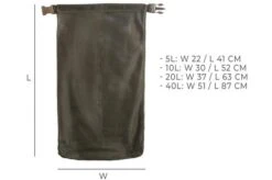 Savotta Rolltop Mesh Stuff Sack 20 L Green 13 Savotta Rolltop Mesh Stuff Sack 20 L Green -Knives Shop SAV165008036 07 savotta