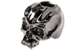 Schmuckatelli Cyber Skull Bead Black Hematite