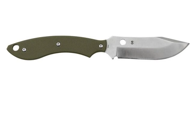 Spyderco Stok Bowie FB49GPOD OD Green G10 Fixed Knife, Sjoerd Stok Design 2 Spyderco Stok Bowie FB49GPOD OD Green G10 Fixed Knife, Sjoerd Stok Design - Image 2
